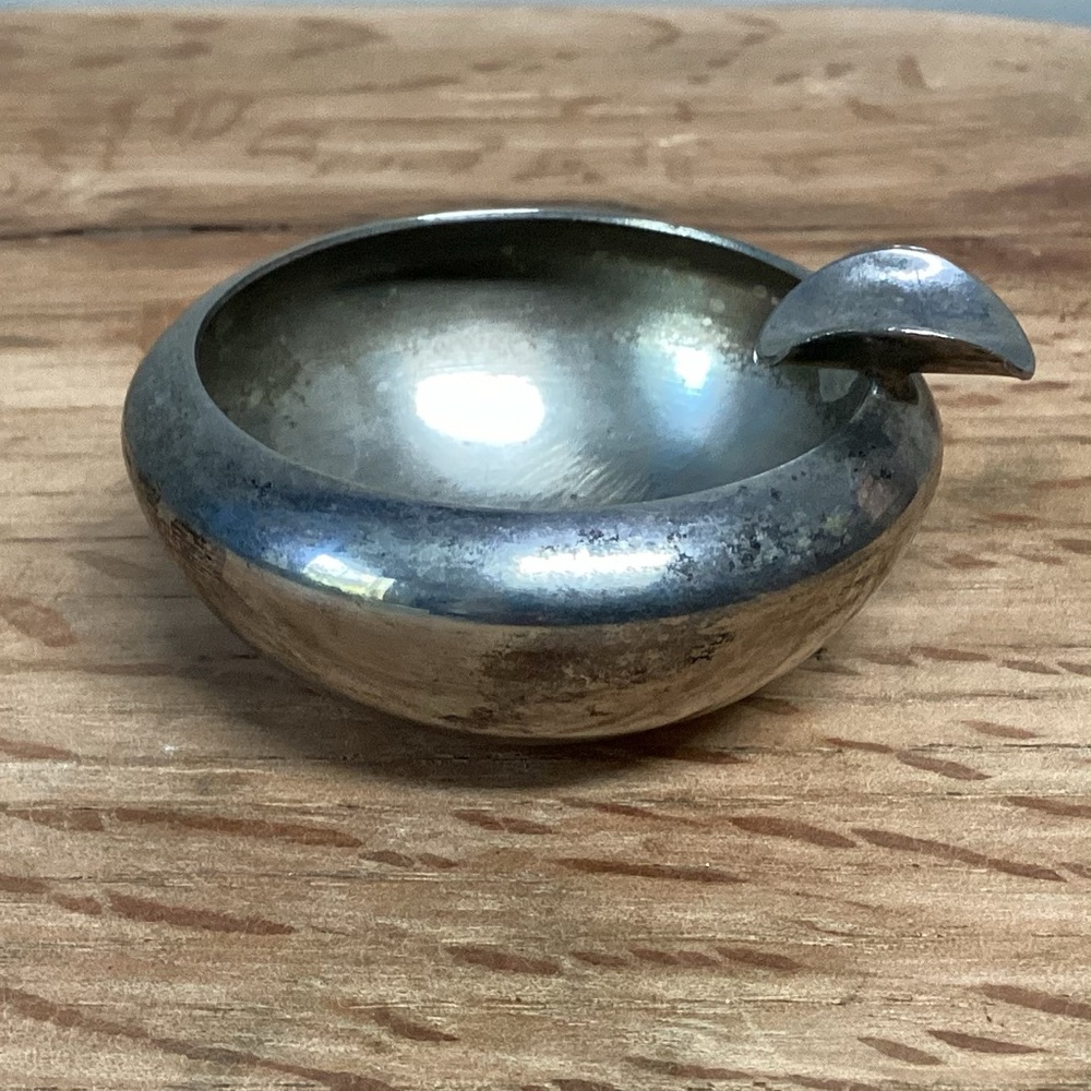 ⚫️ Vintage Ashtray - Crafted in Silver over Copper / Brass / Bronze or Pewter